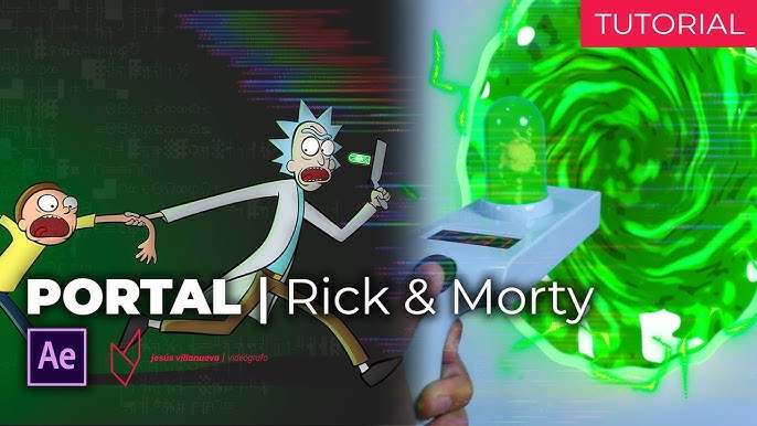 Rick & Morty Portal Template - Cinecom