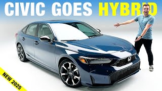 2025 Honda Civic Hybrid First Look | The Hybrid Is Back & Better Than Ever!