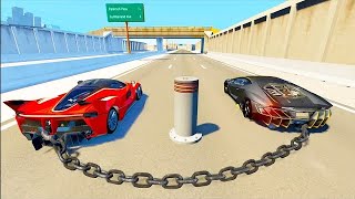 Satisfying Car Crashes #18 - High Speed Jumps, Crashes (BeamNG Drive)