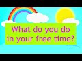 Activities Song Vocabulary Song Gabor S DoReMi English Songs What Do You Do In Your Free Time