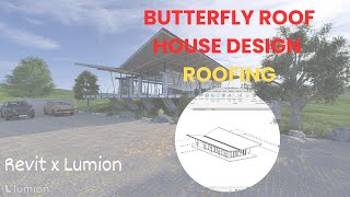 Revit House Tutorial (Part 3) | Designing a Modern Butterfly Roof + Steel Supports