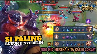 TRIO MID LAWAN TAK BERKUTIK KETEMU FRANCO SUBIANTO !!! GAMEPLAY FRANCO - MLBB