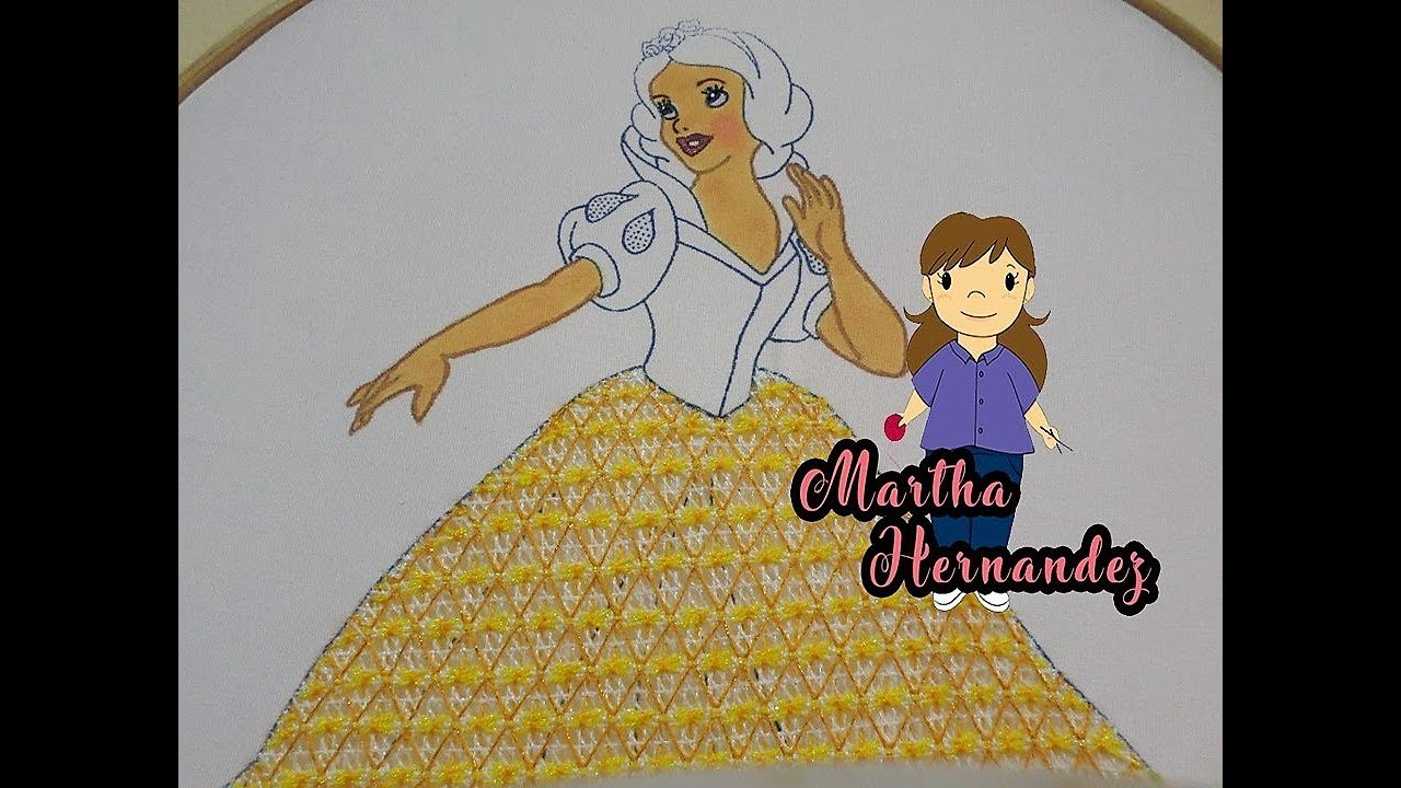 Bordado Fantasia Blanca Nieves