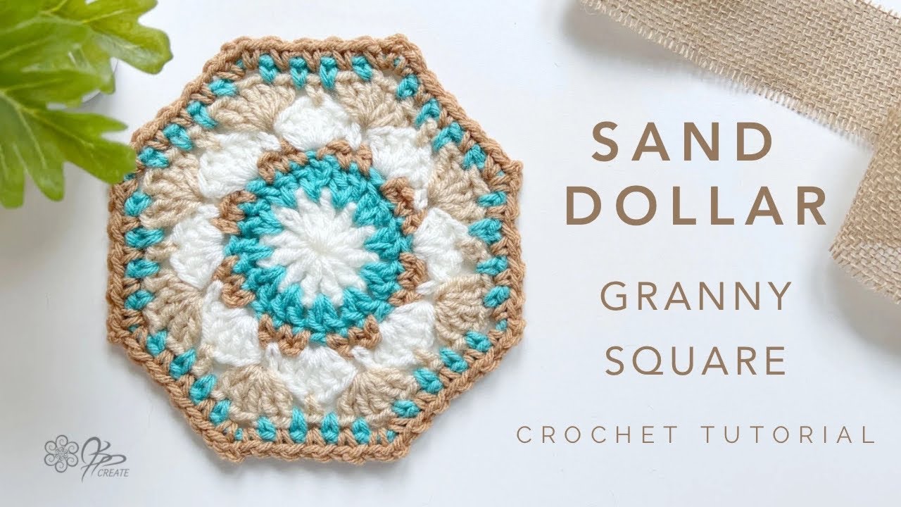 Mandala Crochet Square Easy Tutorial & Pattern - JSPCREATE