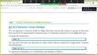 Computer Science Class 11: Chapter 5 Array of String
