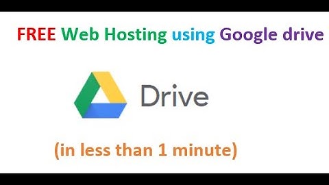 How to host your website for free ( using Google Drive) in less than 1 minutes