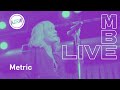Metric performing "Now or Never Now" live on KCRW