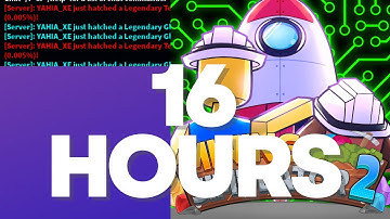 Hatching for 16 HOURS, INSANE LUCK! // Mining Simulator 2