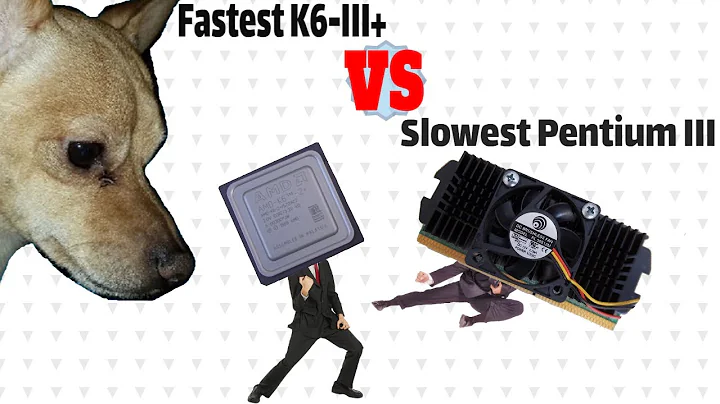 AMD K6 III+ VS Intel Pentium III: ¿Cuál es más rápido?