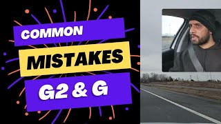 COMMON MISTAKES DURING G2 ROAD TEST | For Lesson  call 437-755-3035
