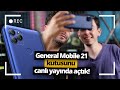 General Mobile GM 21 serisine canlı yayında baktık!