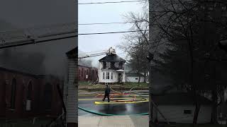 Chicopee Fire Department Extinguishes Blaze In House Near Church