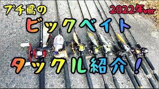 プチ鳶のビッグベイトタックル紹介2022‼【バス釣り】