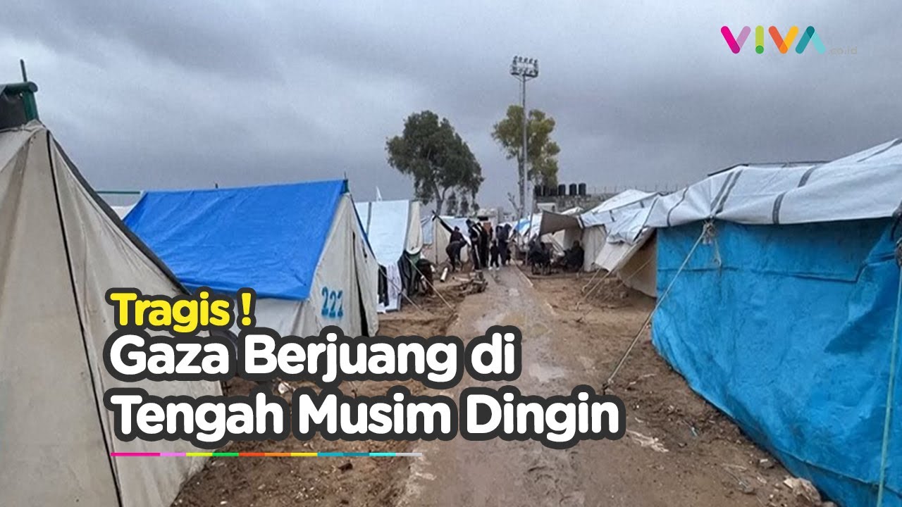 Musim Dingin! Memperburuk Kondisi Pengungsi Warga Gaza