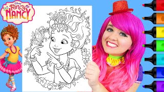 Coloring Fancy Nancy | Markers