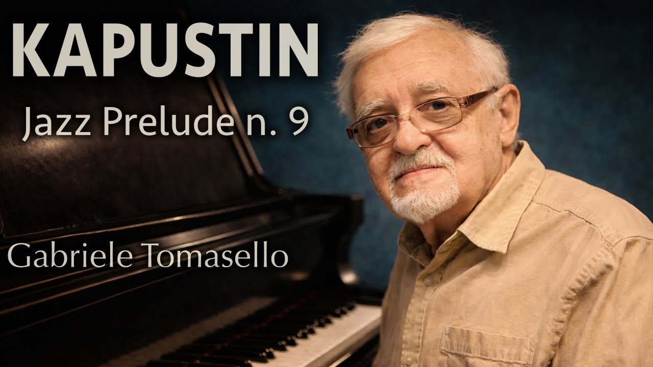 Nikolai Kapustin – Jazz Prelude No. 9 in E Major | Piano w/ Score – Gabriele Tomasello