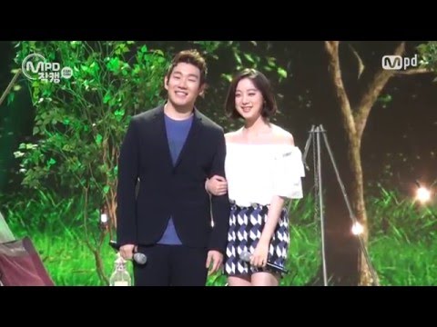 [MPD직캠] 버나드박&혜림 직캠 니가 보인다 With you Hye Rim Fancam @엠카운트다운_160407