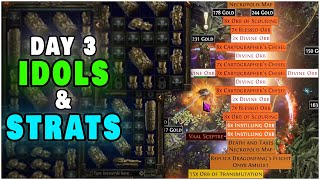 **NEW** IDOL SETUPS & FARMING STRATS IN POE PHRECIA 2.0 (DAY 3)