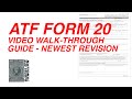 ATF 5320.20 Form 20 Video Walk-Through Guide - National Gun Trusts