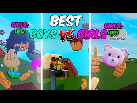 The BEST Girls Vs Boys Roblox VR Videos! - Compilation