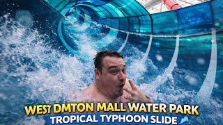 WEST EDMONTON MALL WATER PARK 🌊 TROPICAL TYPHOON SLIDE BEST SLIDE 