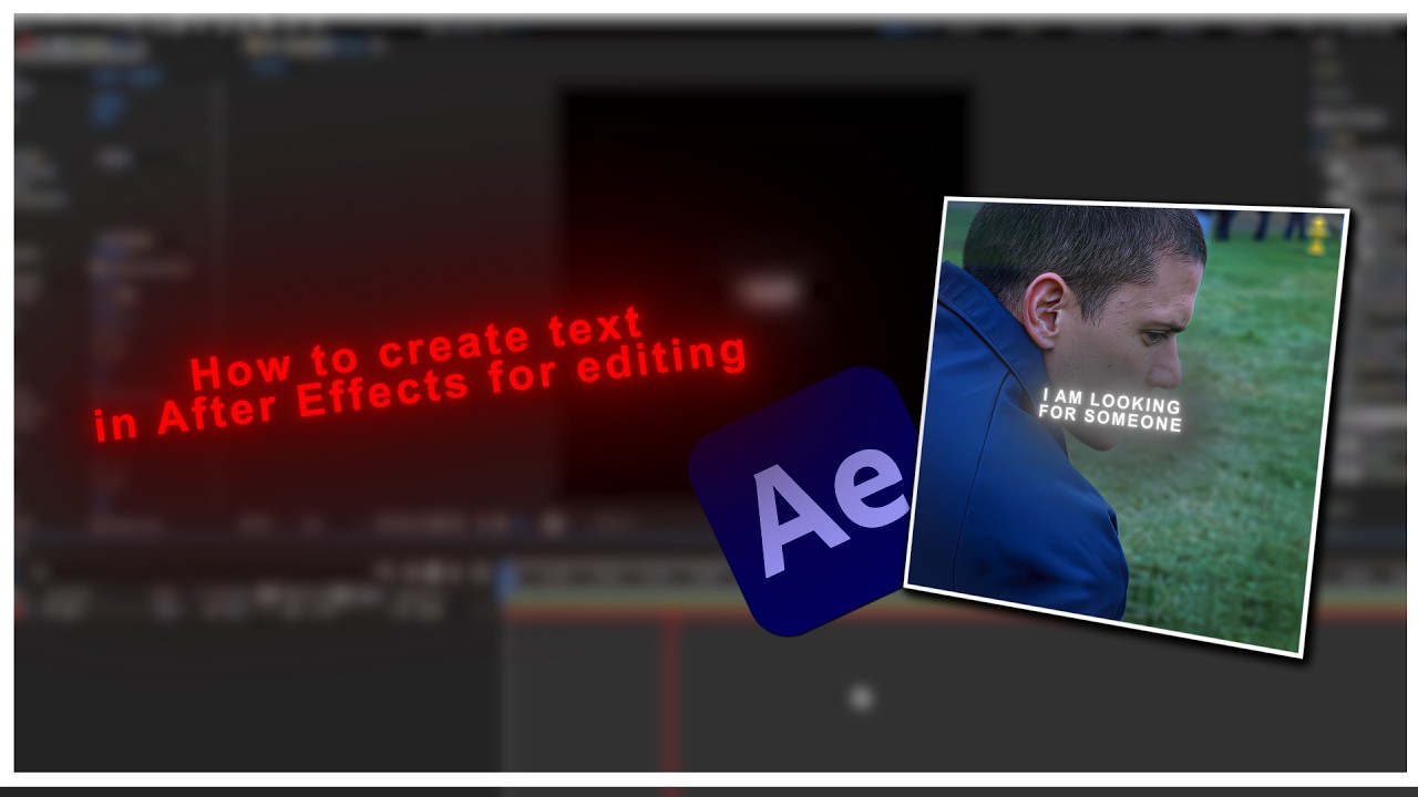 How to create text in After Effects for editing | Tutorial Top Edit ...