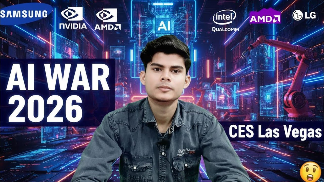 AI WAR 2026 🔥 Future Ka Tech Badshah Kaun? | CES Las Vegas 