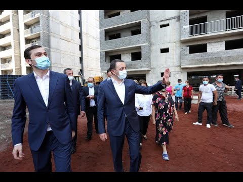 პრემიერი „ოცნების ქალაქის\" სამშენებლო სამუშაოებს გაეცნო