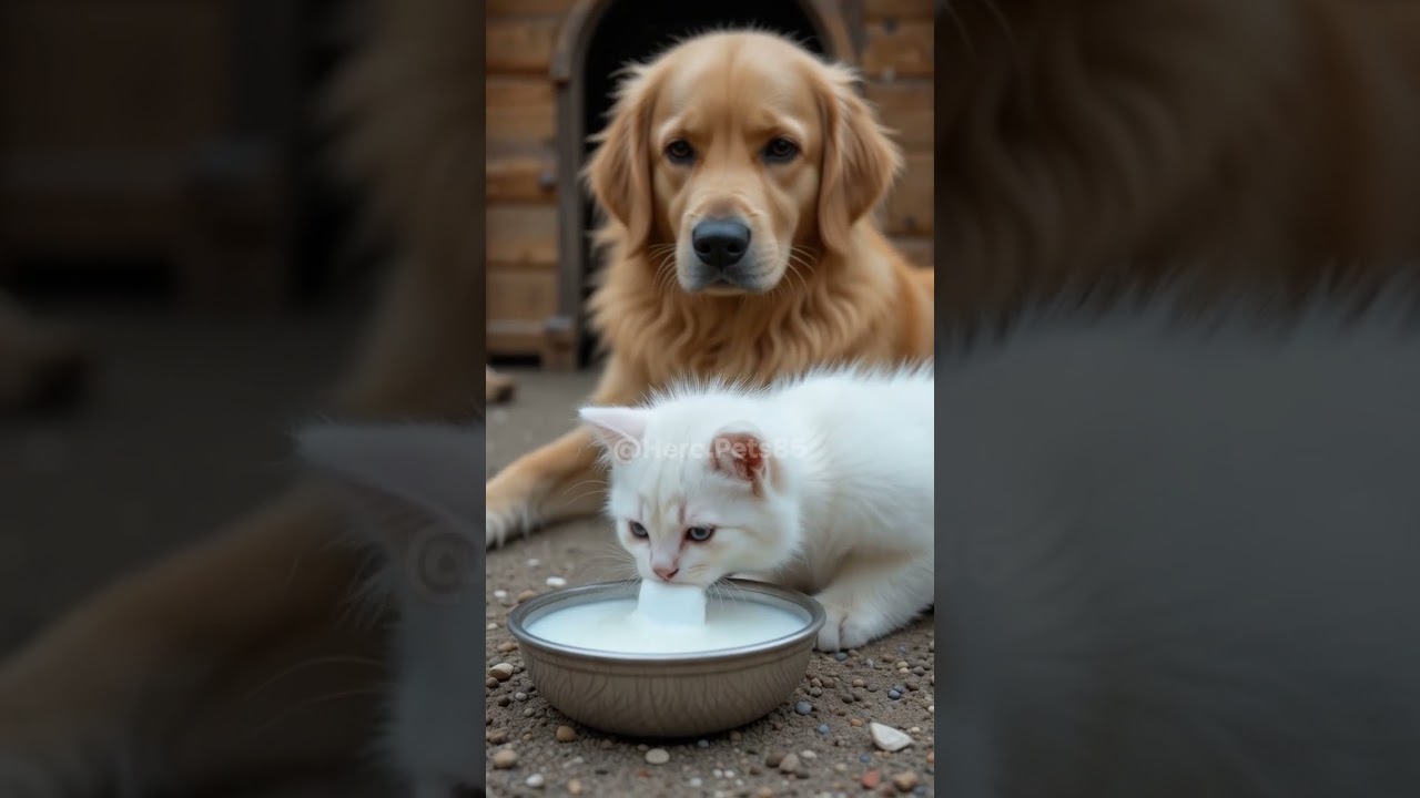 "Brave Dog Rescues Buried Kitten 🐾😭" 