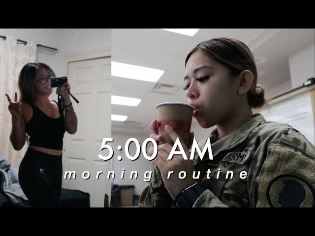 5 am *military* morning routine