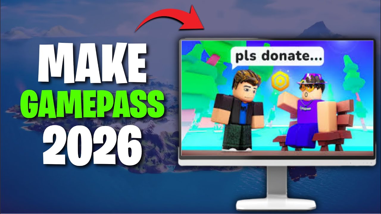 How to Make a Gamepass in PLS DONATE (Set Up Stand 2026) - YouTube