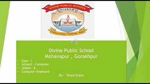 Class 1 Computer lesson 6