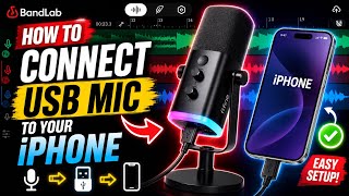 كيفية توصيل ميكروفون USB بهاتفك | استخدام ميكروفون USB مع تطبيق BandLab على الهاتف screenshot 5