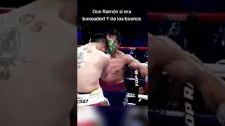 Don Ramón si era boxeador, y de los buenos...