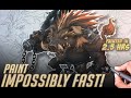 Paint impossibly fast -  Snorthog timelapse