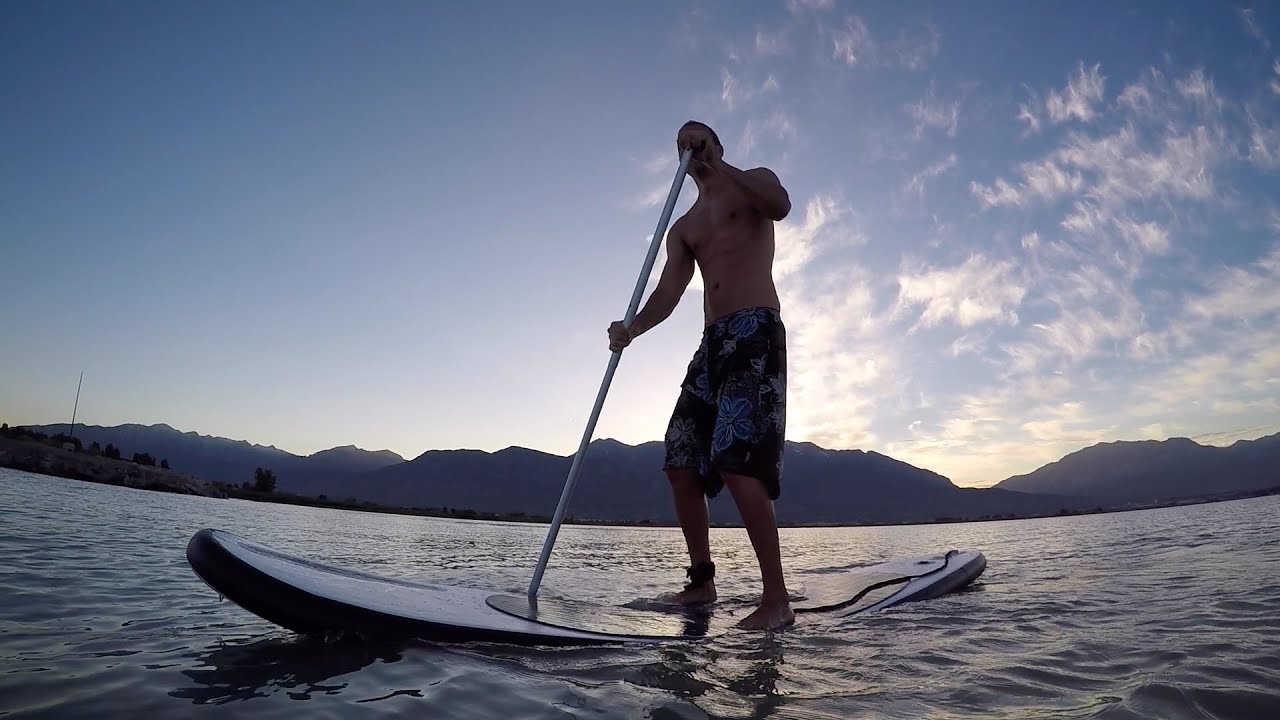 Sunrise SUP at Utah Lake - GoPro