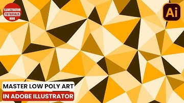 Low Poly Adobe Illustrator | Polygon Art | Low Poly Art Illustrator Tutorial | Low Poly Illustration