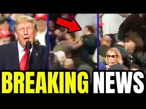 🚨 BREAKING: Trump rally ERUPTS IN VIOLENCE