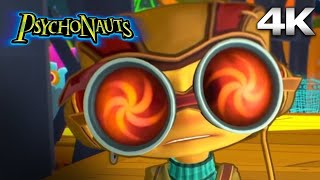 PSYCHONAUTS All Cutscenes (Full Game Movie) 4K 60FPS Ultra HD