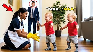 Billionaire’s Twins Were Born Paralyzed And Couldn’t Speak, What He Saw The Maid Doing Shocked Him