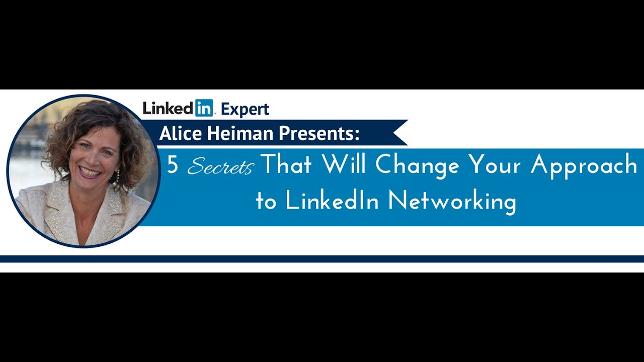 5 Secrets that Will Change Your Approach to LinkedIn Networking - YouTube
