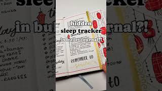 HIDDEN bullet journal sleep tracker?! 💤😴