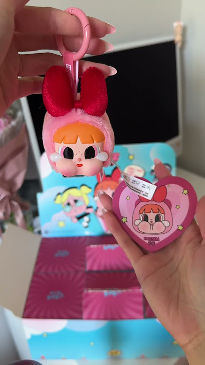 UNBOXING THE VIRAL POWERPUFF CRYBABY KEYCHAINS 🥺💗 #shorts