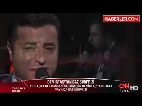 Selahattin Demirtas Canli Yayinda Sarki Söyledi