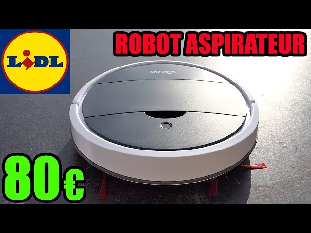 wazig langzaam discretie Robot aspirateur LIDL VILEDA VR ONE Robot Vacuum Cleaner Saugroboter Robot  aspirapolvere - YouTube