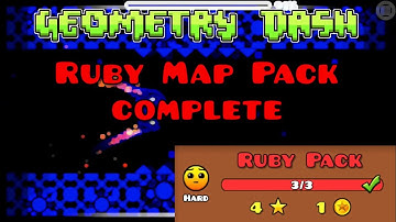 Geometry Dash - Ruby Map Pack