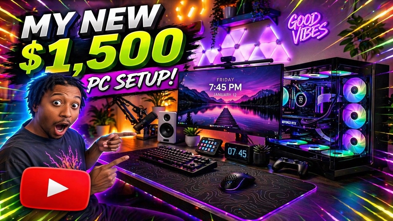 My NEW $1,500 PC Setup is INSANE - YouTube
