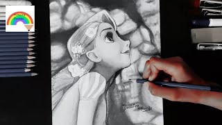 Drawing Tangled Rapunzel Drawing Pencils