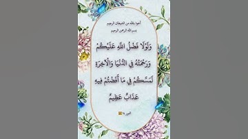 سورة النور الآية ( 14 )
