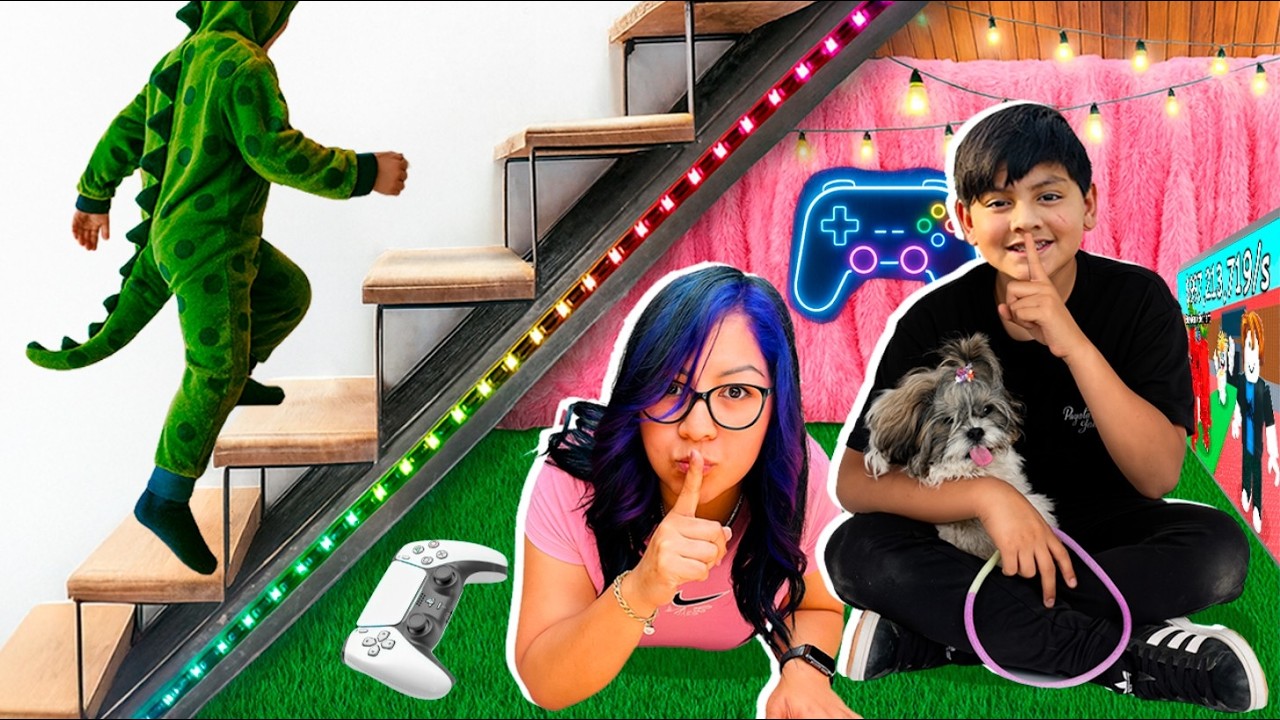 CONSTRUIMOS UN CUARTO SECRETO IMPOSIBLE DE ENCONTRAR! | Family Juega